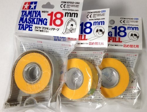 Tamiya 18mm Masking Tape with 2pcs Refill