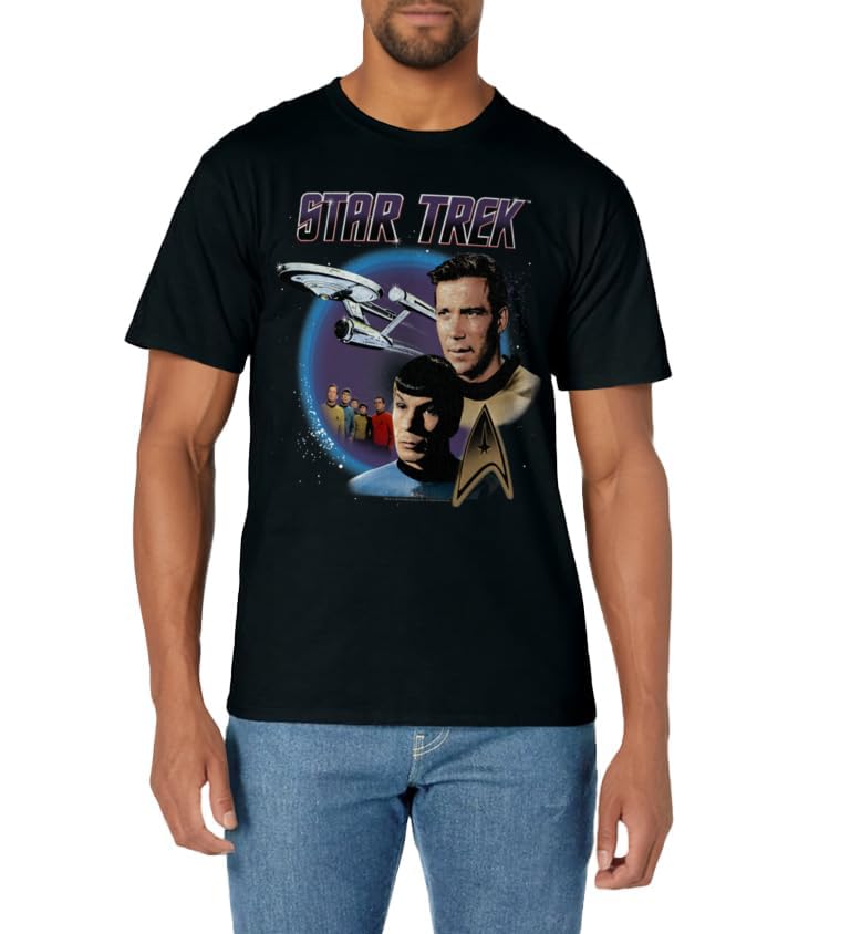 Star Trek Original Series Vintage Enterprise T-Shirt