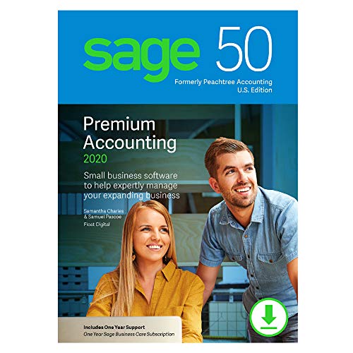Sage 50 Premium Accounting 2020 U.S. 1-User [PC Download]