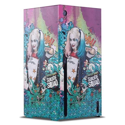 Head Case Designs Officially Licensed Suicide Squad 2016 Harley Quinn Poster Graphics Game Console Wrap Case Cover Compatible with Xbox Series X