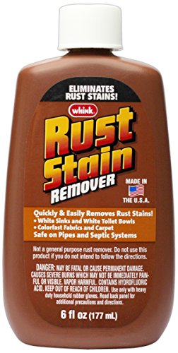 Whink 1261 Liquid Rust Stain Remover, 6 Oz, 6 Fl Oz, white, Unscented