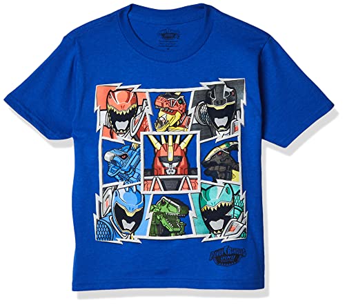 Power Rangers Boys Short-Sleeved Tee T Shirt, Royal, 7 US