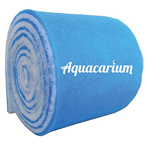 Aquacarium 12' (1ft) x 120' (10ft) Blue Bonded Aquarium Filter Pads