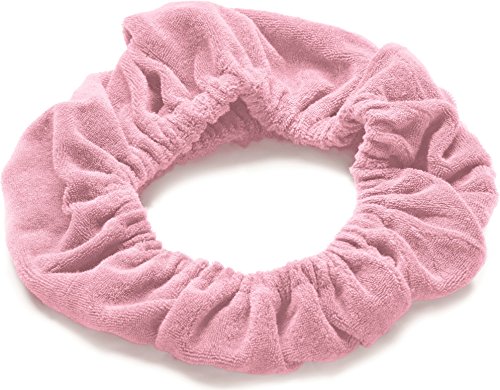 TASSI (Soft Pink) Hair Holder Head Wrap Stretch Terry Cloth, The Best Way To Hold Your Hair Since...Ever!