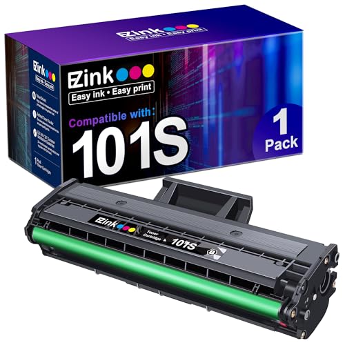 E-Z Ink (TM Compatible Toner Cartridge Replacement for Samsung MLT-D101S 101S MLTD101S to use with ML-2166W ML-2160 ML-2165 SCX-3405W ML-2165W SCX-3405FW SCX-3400 SCX-3401FH SF-760P Printer (1 Black)