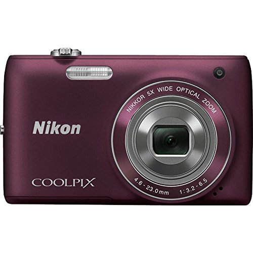 Nikon COOLPIX S4100 14 MP Digital Camera with 5x NIKKOR Wide-Angle Optical Zoom Lens and 3-Inch Touch-Panel LCD (Plum)