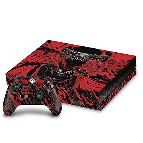 Head Case Designs Officially Licensed HBO Game of Thrones Dracarys Sigils and Graphics Vinyl Sticker Gaming Skin Decal Cover Compatible with Xbox One X Console and Controller Bundle