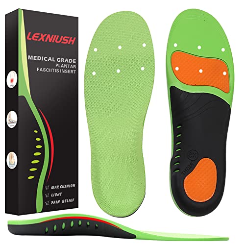 Plantar Fasciitis Arch Support Shoe Inserts Women & Men - Insoles Orthotic Inserts for Flat Feet, Cushioning Shoe Insoles for Foot Pain, Running, Heel Spurs, Arch Pain High Arch - Boot Insoles