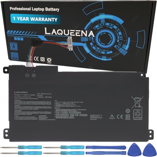 LAQUEENA B31N1912 Laptop Battery Compatible with ASUS VivoBook 14 E410MA L410MA E410KA E510MA E510KA F414MA L510MA R522MA E410MA-EK026TS EK018TS L410MA-BV058TS E510KA-EJ033TS E510KA-EJ033TS C31N1912