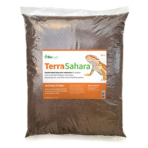 The Bio Dude Terra Sahara Bioactive Reptile Substrate 36 quarts for terrariums and vivariums