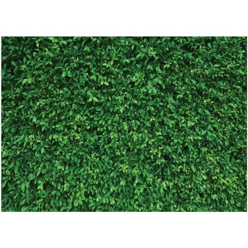 LYWYGG 7x5FT Green Leaves Photography Backdrops Nature Backdrop Birthday Background for Birthday Party Seamless Photo Booth Prop Backdrop CP-87