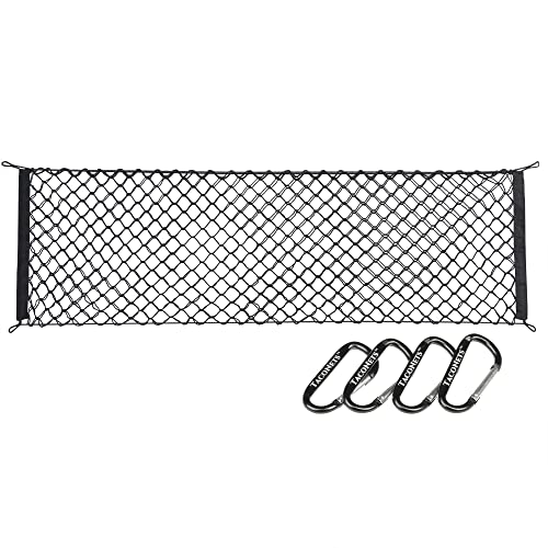 TacoNets Toyota Tacoma Envelope Style Truck Bed Cargo Net - Patent Pending Design - Fits 2005-2024 - Upgraded 5mm Bungee - Designed in USA - Heavy Duty Carabiners