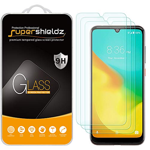 Supershieldz (3 Pack) Designed for ZTE Blade A7 Prime Tempered Glass Screen Protector, Anti Scratch, Bubble Free