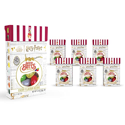 Harry Potter Bertie Bott's Every Flavour Beans, 1.2 oz Box, 6 Pack