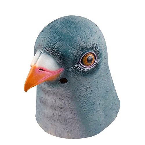 Youtumall Halloween Mask Latex Brown Horse Head Mask For Party Halloween Costume (Pigeon)