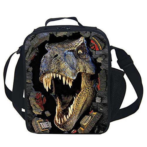 CAIWEI 3D Animal Dinosaur Insulated Lunch Box Cooler Bag