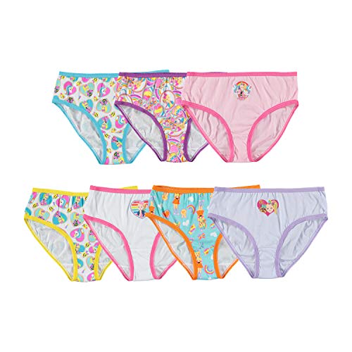 JoJo Siwa Girls Underwear Multipacks available in Sizes 4, 6, 8 and 10, 7-Pack 100% Combed Cotton, 6