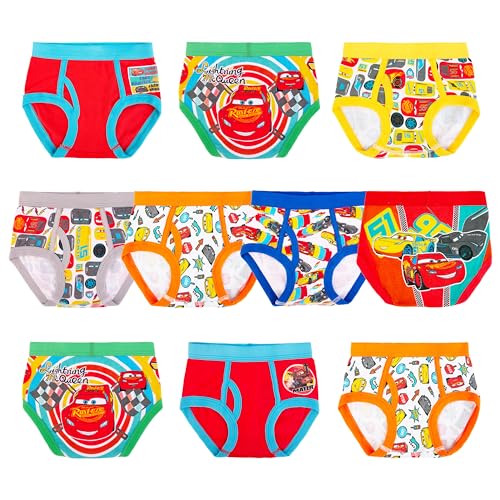 Disney boys Cars Underwear Mulipacks, Multicolor, 2-3T