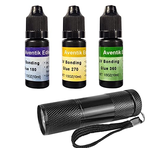 Riverruns Bonding and Welding Glue Super UV Glue Plastic, Glass and Metal UV Glue with Pen Light Most Versatile Application