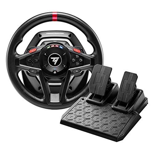 Thrustmaster T128P, Force Feedback Racing Wheel with Magnetic Pedals (Compatible with PS5, PS4, PC)