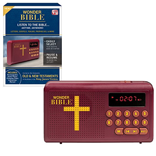 WONDER BIBLE KJV- The Audio Bible Player That Speaks, King James Version, New & Old Testament as Seen On TV