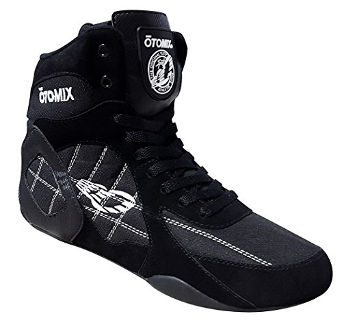 Otomix Men's Warrior Bodybuilding Boxing Weightlifting MMA Shoes Black 11.5