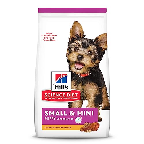 Hill's Science Diet Small Paws Chicken Meal, Barley & Brown Rice Recipe Dry Puppy Food, 4.5 lbs., Bag
