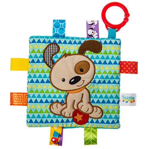 Taggies Crinkle Me Baby Toy, Brother Puppy , 6.5x6.5 Inch (Pack of 1)