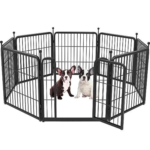 FXW Rollick Dog Playpen for Yard, RV Camping│Patented, 24 inch 8 Panels