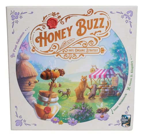 Goliath Honey Buzz Board Game - Tile Placement Strategy Game Wooden Components, 1-4 Players, Ages 10 and Up