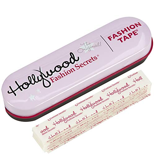 Hollywood Fashion Secrets Double Stick Fashion Tape, Seamless Style Support, Skin-Friendly Adhesive, for All Fabrics, 36-Strip Pack