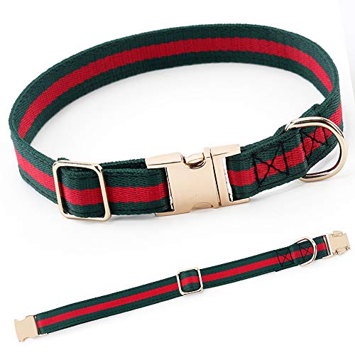 Premium Dog Collar, Cute Dog Collars Luxury Style, Durable Pet Collars with Metal Buckle Safety for Puppy Small Dogs