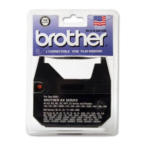 3 X Brother 1230 Correctable Ribbon for Daisy Wheel Typewriter (2 Pack)