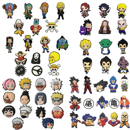 70pcs Unique Anime Shoe Charms for Boys Girls Men Women - Perfect for Shoe Decoration, Halloween, Thanksgiving, Christmas, Easter, Birthdays, and Parties!