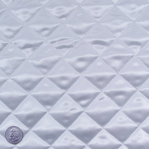Polyester Quilted Padded Lining Fabric White