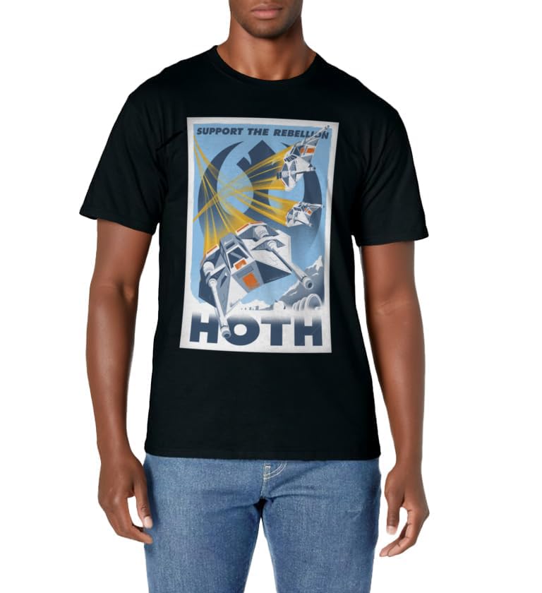 Star Wars Support The Rebellion Hoth Collage Poster T-Shirt