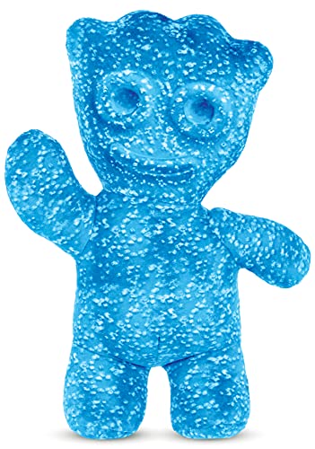 iscream Sour Patch Kids Embossed 16.75' x 12' Candy Character Shaped Pillow, Blue