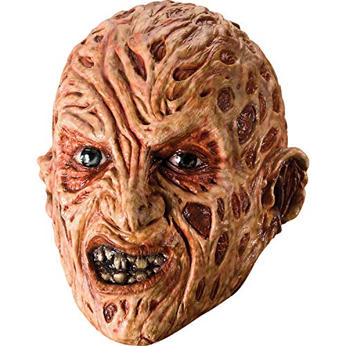 Rubie's mens Nightmare on Elm Street Freddy Krueger Costume Mask, Red, One Size US