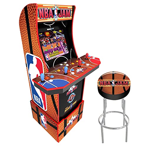 Arcade1Up Arcade1Up NBA JAM Home Arcade Machine, 3 Games in 1, 4 Foot Cabinet with 1 Foot Riser - Electronic Games;