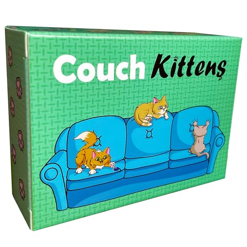 Couch Kittens Card Game- Quick and Easy 2 Player Game by The Dusty Top Hat