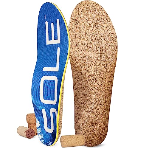 SOLE Performance Thick Plantar Fasciitis Insoles, Men & Women - Arch Support Inserts for Foot Health and Heel Pain Relief, Orthotic Shoe Inserts Men & Women