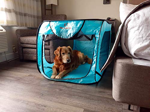 Bark Brite Pop Open Collapsible Travel Crate in 2 Sizes (Extra Large)
