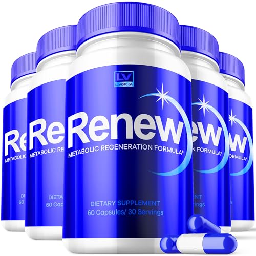 5 Pack - Renew, Renew Capsules, Renew Pills, Renew Capsules Advanced, Renew Maximum, 300 Capsules for 5 Months