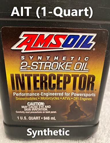 AMSOIL FULL SYNTHETIC Interceptor 2-Cycle Oil 1 Quart
