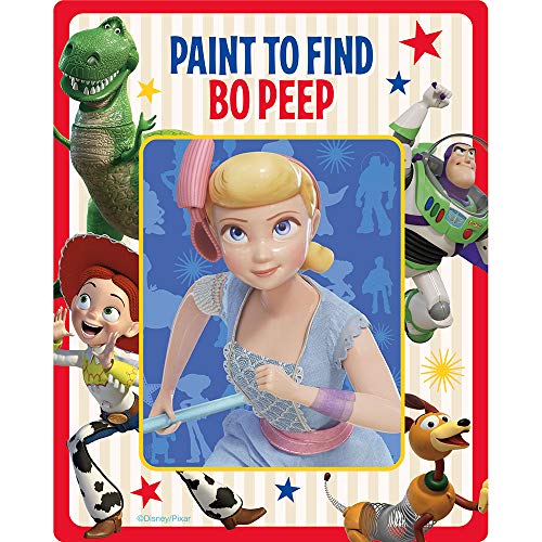Multicolor Disney Toy Story 4 Magic Watercolor Paint Cards with Brushes (4 Count) - Perfect for Kids, Easy Clean-Up, Mess-Free Art Experience