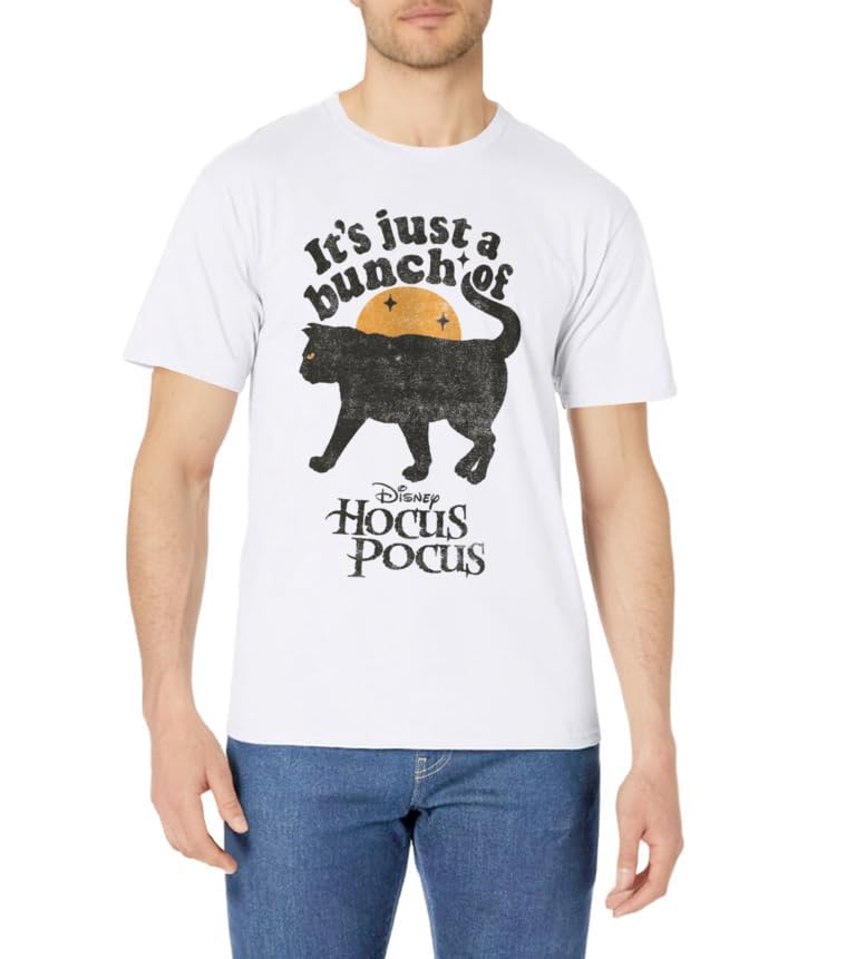 Disney Hocus Pocus Thackery Binx It's Just A Bunch Of T-Shirt