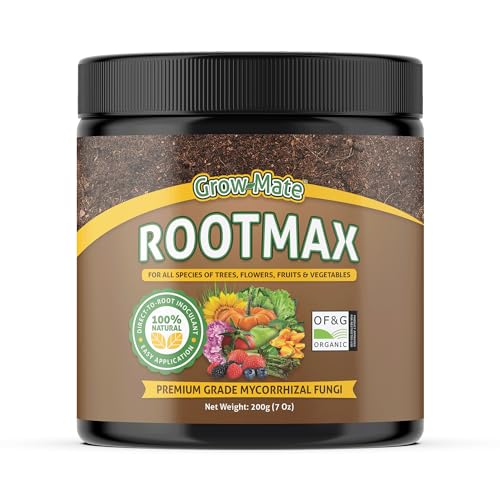 RootMax - Mycorrhizal Fungi Rooting Powder (200 g/7.05 oz) | 50X More Potent Than Rooting Hormone for Cuttings | Enhanced Formula for Bigger Roots | Treats Upto 40 Plants