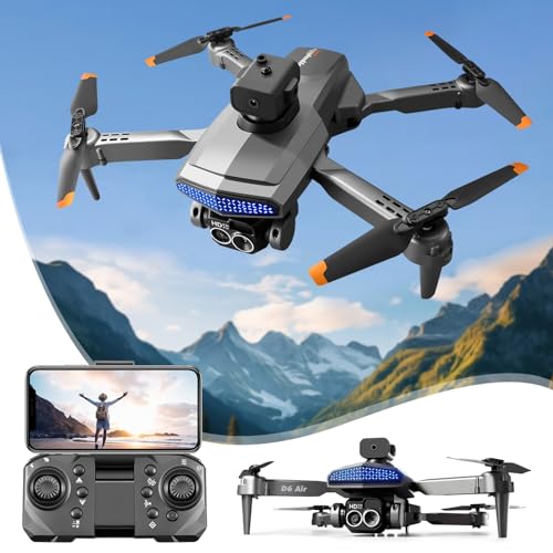 Drone with Camera 4K, 4K HD Aerial Photography Drones,Foldable and Lightweight, FPV Quadcopter With Altitude Hold Headless Mode Start Speed,for Beginner, Adults of Sales Today Clearance Prime Only