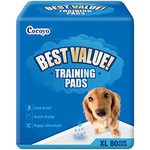 COCOYO Best Value Training Pads, 28' by 34' XL, 80 Count