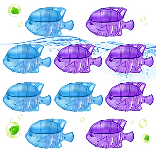 FITORCH 10PCS Universal Humidifier Tank Cleaner, Warm & Cool Mist Humidifiers, Fish Tank，Compatible with Drop, Droplet, Adorable, 1.75' x2.55' (Purple and Blue)